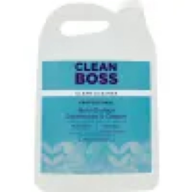 cleanboss botanical disinfectant - multi-surface cleaner - 128 oz - kills 99.9% of germs + cold & flu viruses - fresh thyme scent - no rinse on food contact surfaces - pet friendly