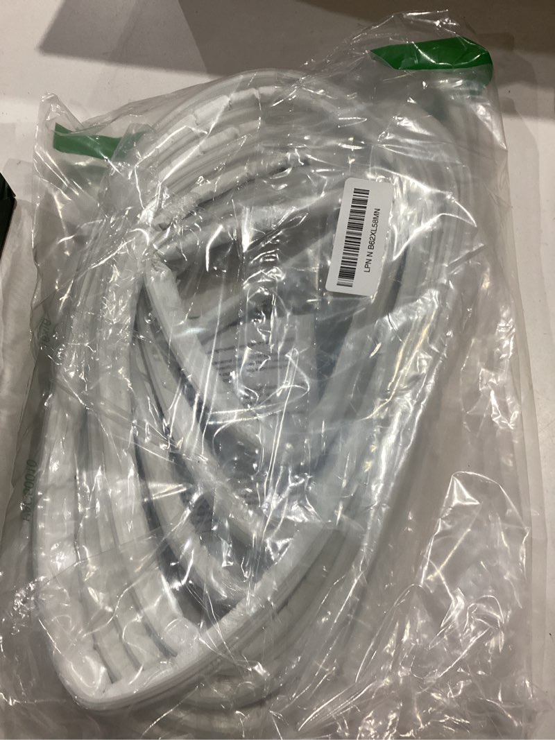 Condition photo showing Good Condition for 40ft extra long kerf weather stripping door seal for large gaps and easy installation (white) 40 feet white