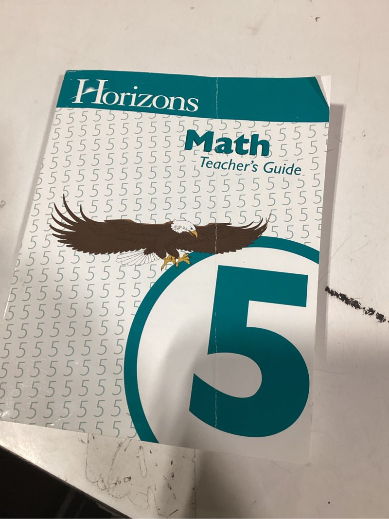 Condition photo showing Good Condition for Horizons Math 5th Grade Teacher's Guide
