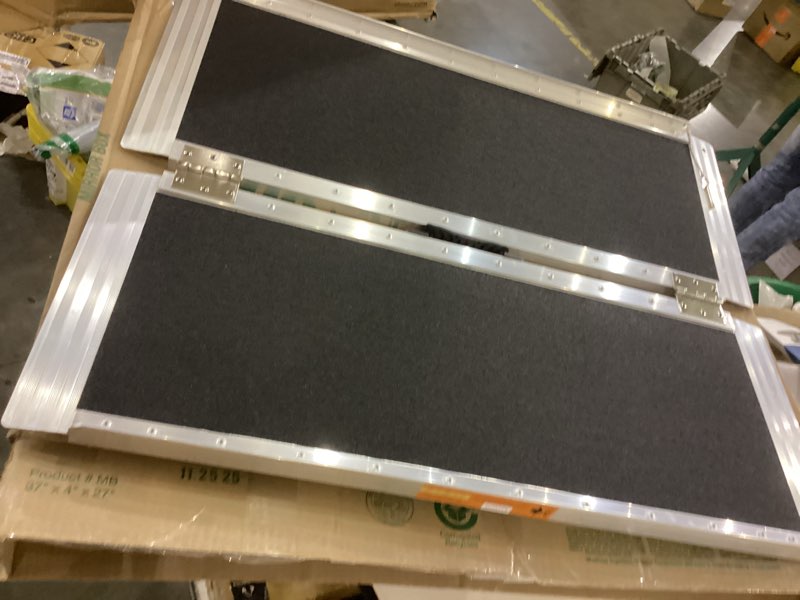 portable, folding aluminum wheelchair ramp