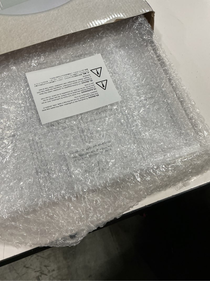 Condition photo showing New/Like New for Elil Polaroid & Fujifilm Instax Frame – Clear Acrylic Floating Picture Frame 11.8" x 10.2" Holds 8x10 Photo or 12 Instax Mini Polaroid Go Prints Double-Sided Collage Display for Wedding & Graduation Clear Large x1