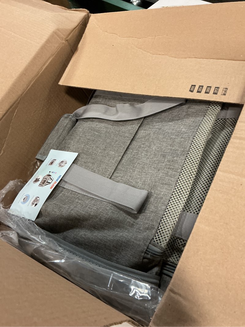 Condition photo showing Good Condition for henkelion large cat carriers dog carrier pet carrier for cats dogs puppies up to 25lbs, big dog carrier soft sided, travel puppy carrier - large - grey 20.0"l x 13.0"w x 13.0"h grey