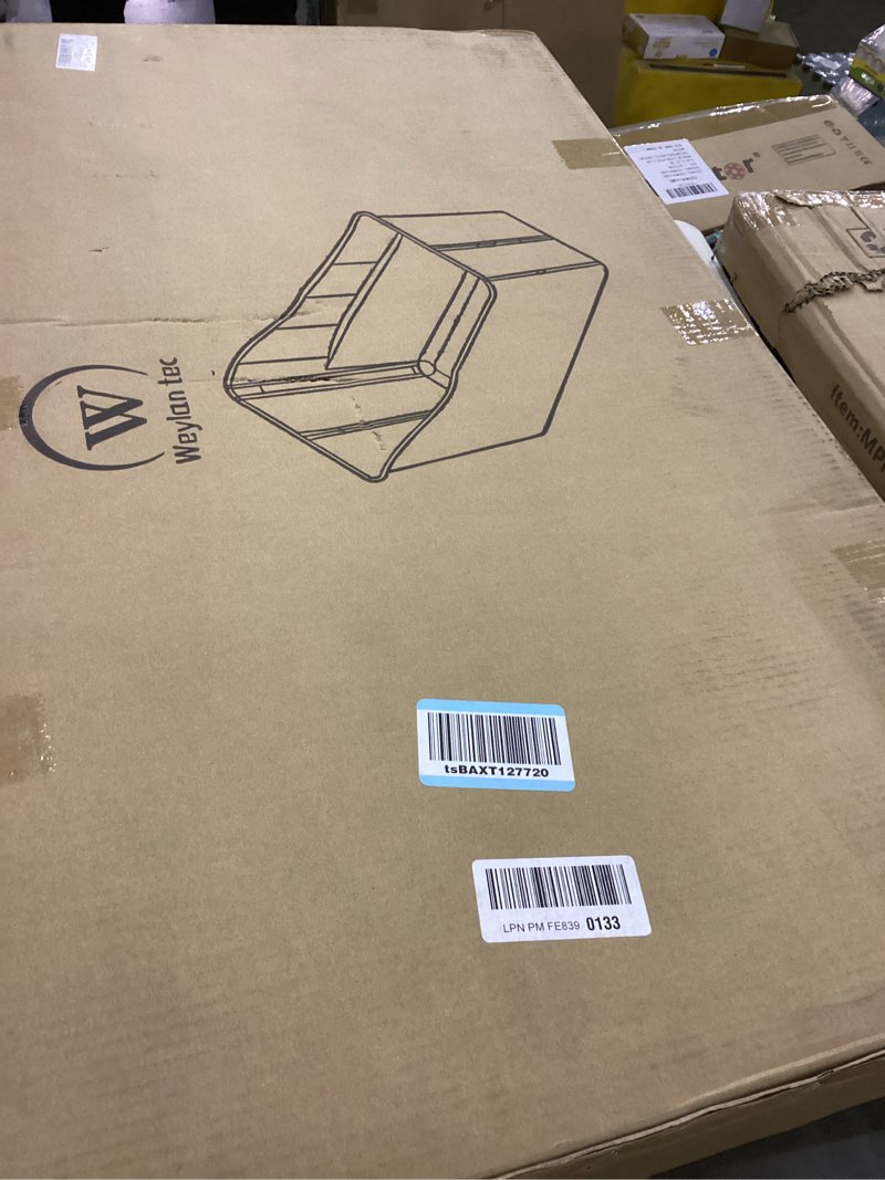 W WEYLAN TEC Large Foldable Bath Tub Bathtub for Toddler Children Twins Petite Adult Blue