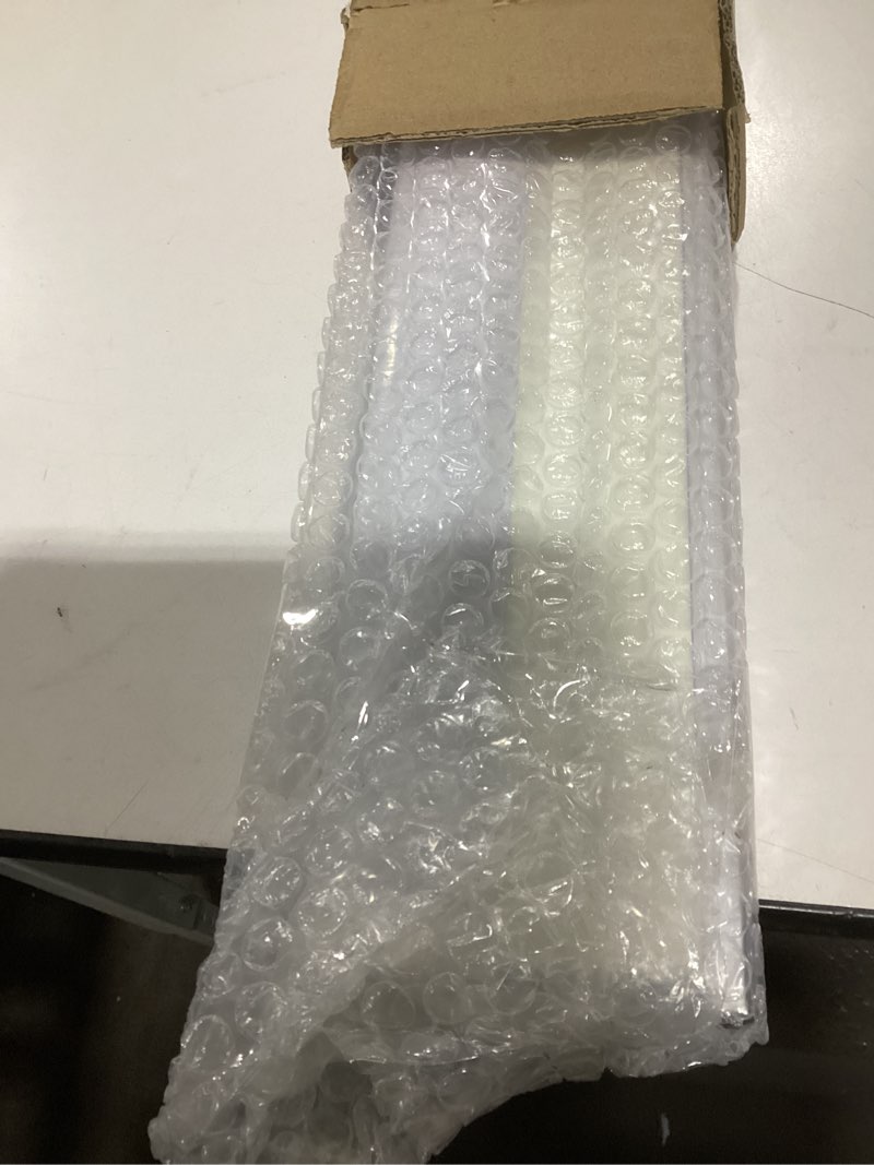 Condition photo showing Good Condition for Cordless Cellular Shades Light Filtering Honeycomb Window Shades and Blinds, Room Darkening Cellular Blinds for Windows, Home and Bedroom, 27" W x 64" H, White & Grey Light Filtering - Grey & White 27"W x 64"H