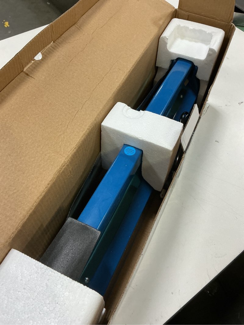 Condition photo showing Good Condition for 16 Inch Impulse Heat Sealer Machine for Plastic Bags PE PP Bags and Kraft Paper Bag, Cookie Bag Sealer, Manual Poly Bag Hot Seal Sealing Machine with Extra Replace Element Grip 16 inch-3mm Sealing Width Blue