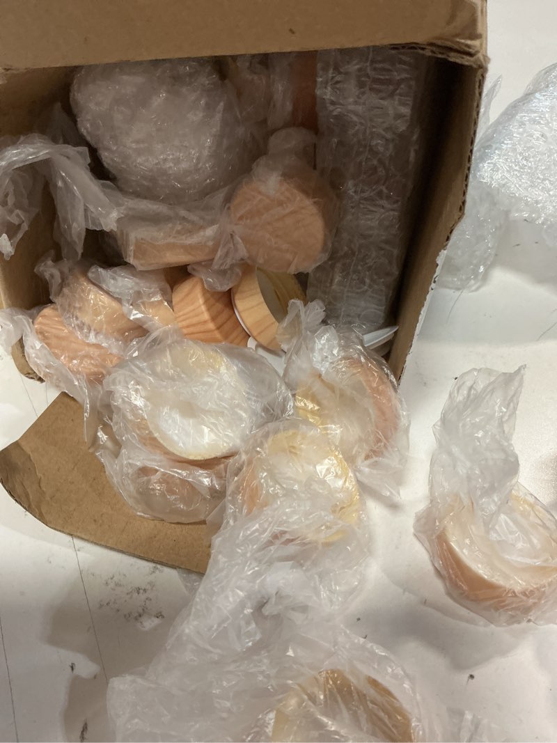 Condition photo showing Good Condition for geiserailie 30 pieces glass cosmetic containers empty sample jars with leak proof lids makeup sample containers for lotion cream cosmetic (10 gram) 30 10 gram