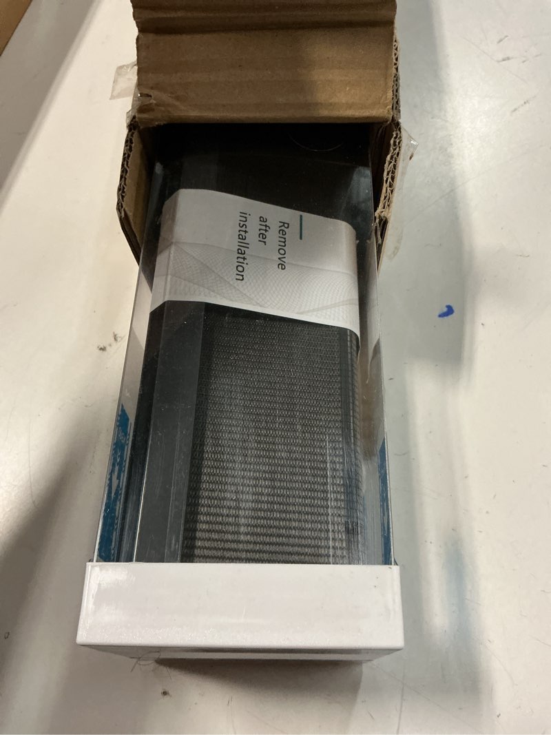 Condition photo showing Good Condition for myshade roller shades zebra blinds for windows cordless day and night light filtering dual layer roller blinds 27" x 72" black black 27"w x 72"h