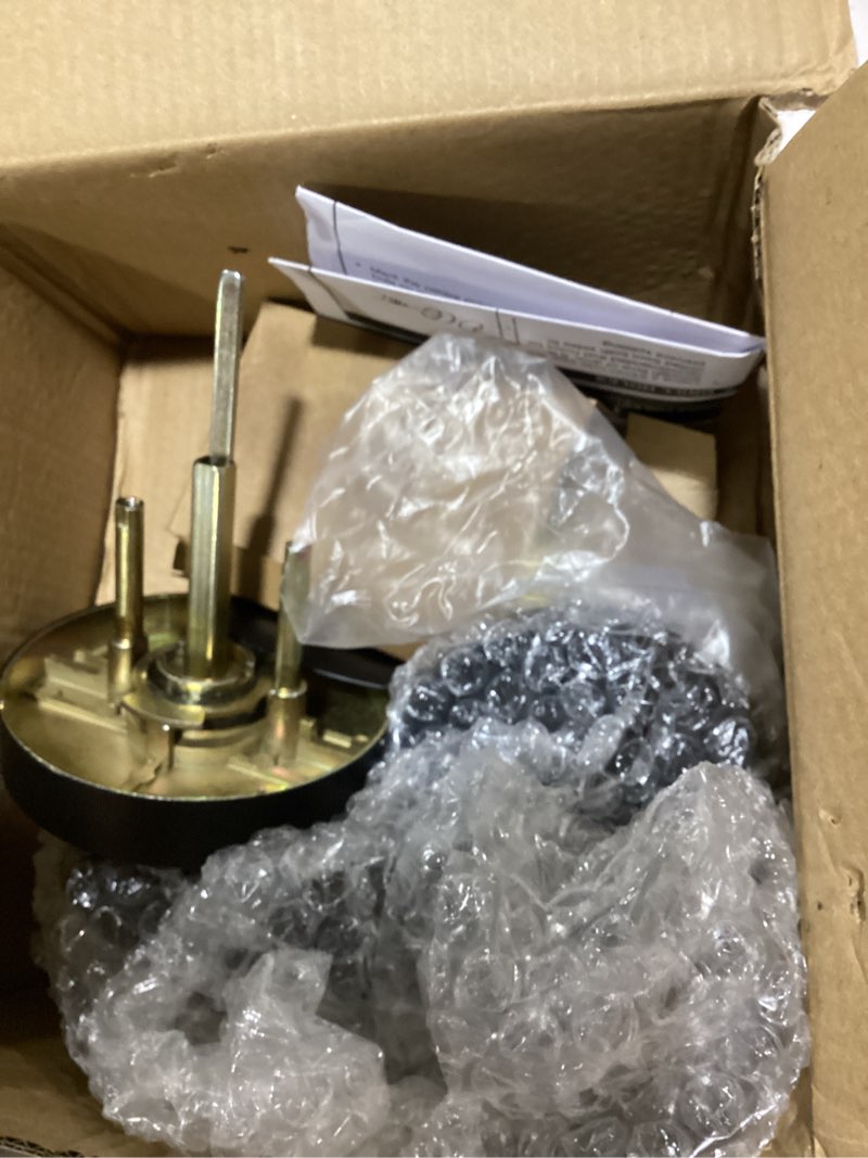Condition photo showing Good Condition for push button locking vacant occupied bathroom door handle with indicator sign,commercial ada single egress privacy lever lock,reversible left right handle for public restroom,matte black