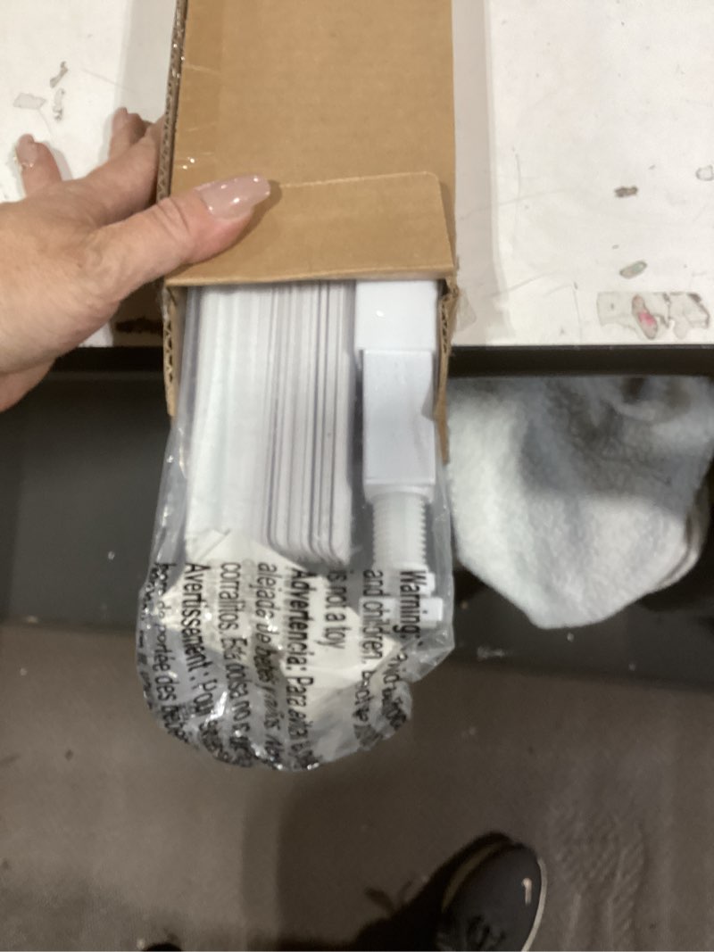 Condition photo showing Good Condition for lazblinds no tools no drill 1" vinyl mini blinds, cordless blinds for windows, light filtering horizontal window blinds & shades, 29" w x 64" h, white cordless-white 29" w x 64" h
