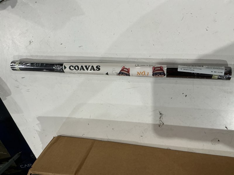 Condition photo showing Good Condition for coavas one way privacy window film, heat control window tint for home, sun blocking reflective window film see out not in, anti uv static cling for windows office door (black, 23.6 inch x 6.5 feet) 23.6 x 78.7 inch black-silver