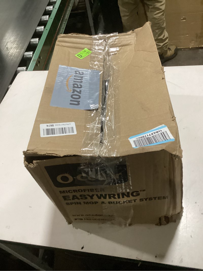 Condition photo showing As Is for HOMTOYOU Spray Mops for Floor Cleaning: Wet Mop for Hardwood Tile Wood Laminate Vinyl - 3 Washable M