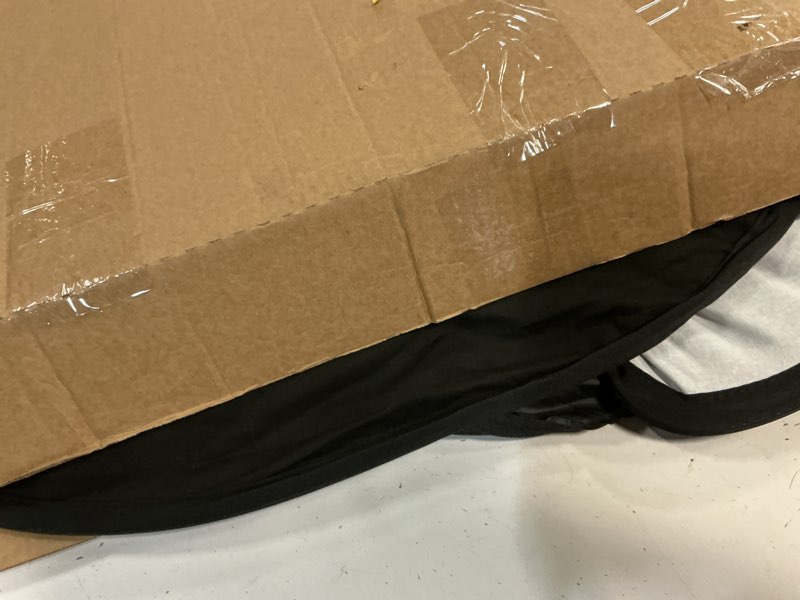 Condition photo showing Good Condition for 3.3x5ft/1x1.5m chromakey black white backdrop with 6.23ft stand, 2-in-1 black screen white screen collapsible reversible pop-up background panel for photography, live streaming, video shooting black/white
