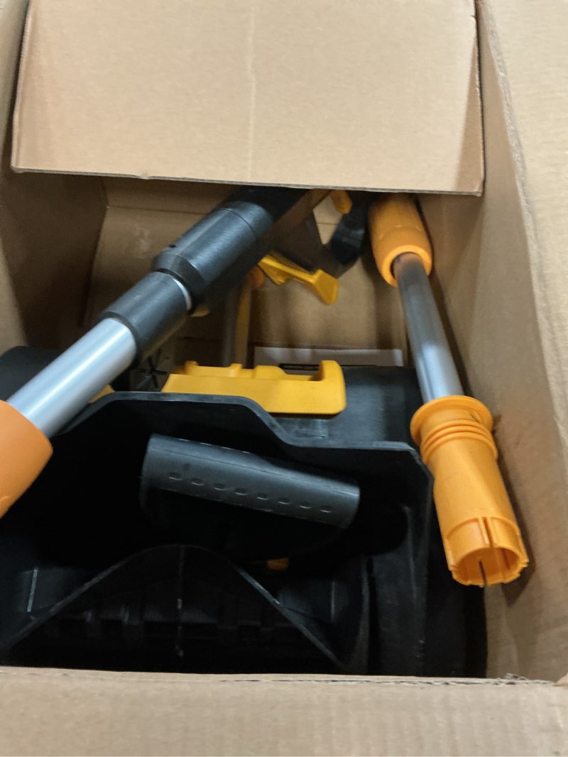 Condition photo showing As Is for Cordless Snow Shovel Compatible with DeWalt 20V MAX Battery (Tool Only), 11" Lightweight Electric Snow Blower with 20FT Max Throw & Adjustable Handle, Snow Thrower for Driveway, Deck, Patio & Steps