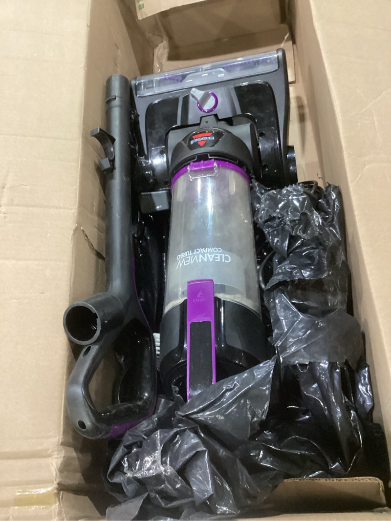 Condition photo showing Good Condition for Bissell CleanView Compact Turbo Upright Vacuum with Quick Release Wand, Full Size Power, Compact Size for Apartments & Dorms, 3437F, NOT TESTED, USED, AS IS