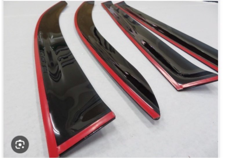 Puermto Rainproof Side Window Wind Deflectors for Mercedes-Benz G-Class W463 2002-2018, Tape-on Sun