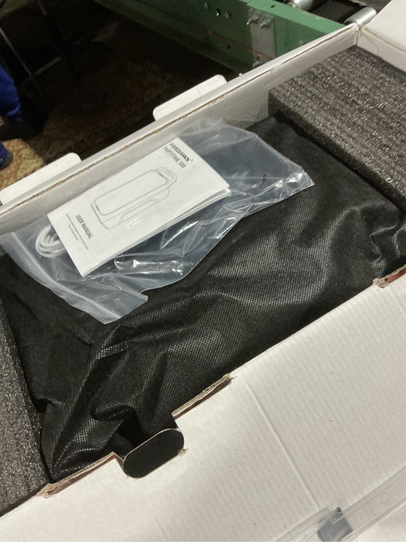 Condition photo showing Good Condition for Portable Bluetooth Speaker: 240W Peak Powerful Loud Sound Deep Bass Wireless Boombox Large Subwoofer 15 Hours Battery Life Fast Charging with Led Light Show for Party Outdoor Camping Backyard Black