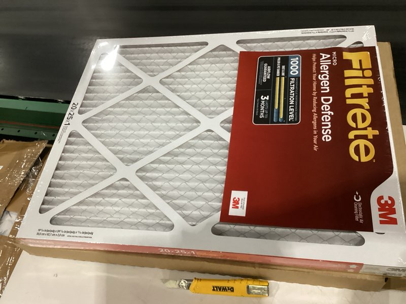 20x25x1 air filter