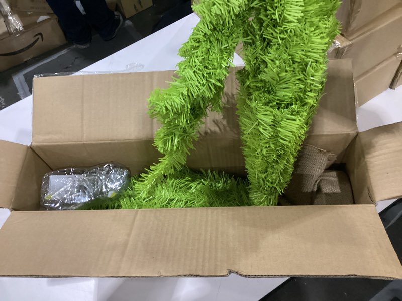 3FT Mini Tabletop Artificial Christmas Tree Xmas Holiday Whimsical Pre-Lit Green Tree with 50 LED St