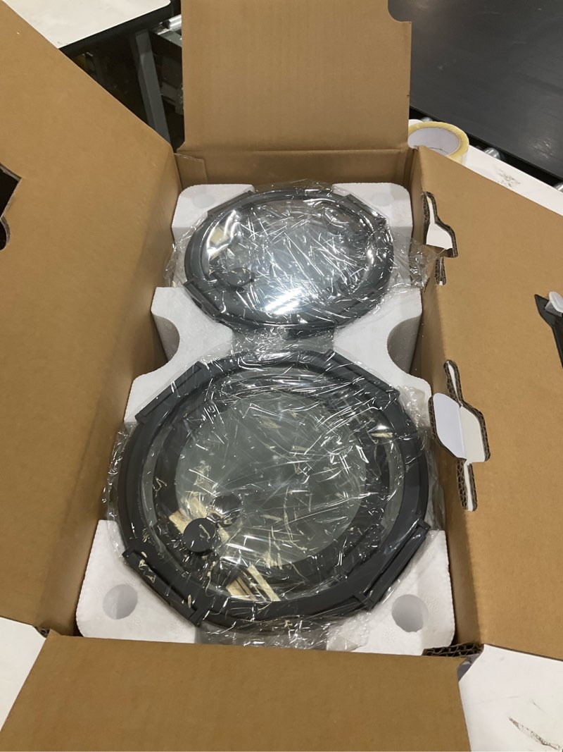 Condition photo showing New/Like New for 12-pack glass containers with tempered lids – borosilicate, oven-safe(-4°f~950°f), airtight, bpa-free, multi-size for meal prep, dishwasher safe (gray)