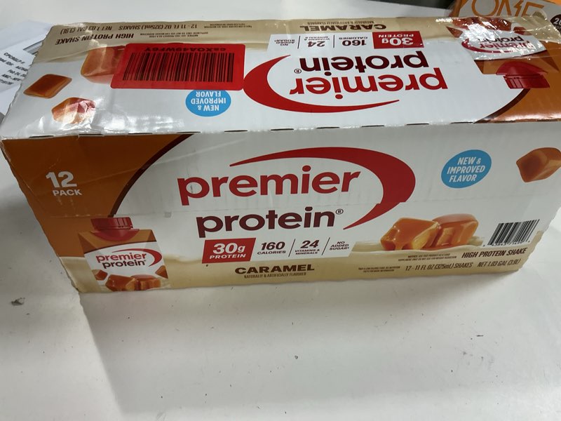 Condition photo showing New/Like New for  Best by: 22 Dec 2026 Premier Protein Shake, Caramel, 30g Protein, No Added Sugar, 24 Vitamins & Minerals to Support Immune Health, 11 fl oz, 12 Pack (Packaging May Vary) Caramel 11 Fl Oz (Pack of 12)