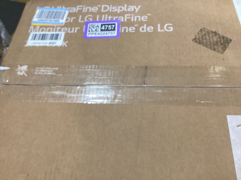 Condition photo showing Good Condition for lg 27up650k-w 27-inch ultrafine 4k uhd (3840 x 2160) ips computer monitor, 60hz, 5ms, displayhdr 400, reader mode, flicker safe, hdmi, displayport, tilt/height/pivot adjustable stand, white 27-inch and hdmi