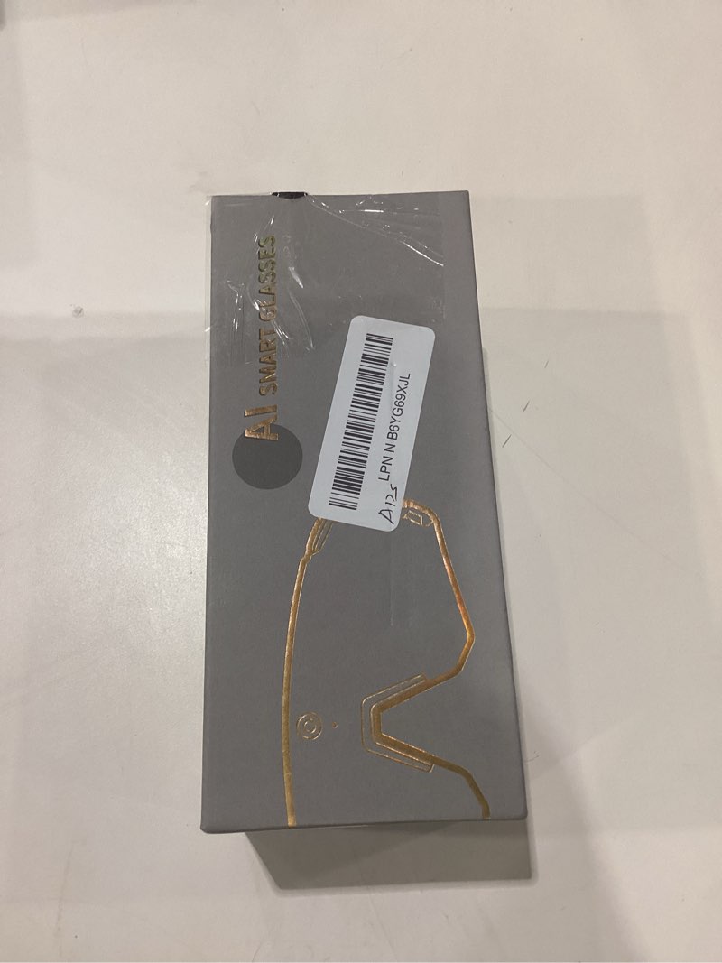 Condition photo showing Good Condition for NOT TESTED GLOSSIA AI Smart Glasses with Camera 4K, Video Recording Glasses with Camera, Polarized Sports Sungl