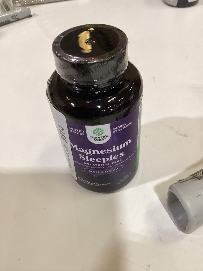 Condition photo showing New/Like New for high absorption magnesium sleep supplement - rest support magtein magnesium l-threonate and apigenin theanine for sleep and rest for women & men - mg l-threonate melatonin free sleeping aid - 90 ct 90 count (pack of 1)