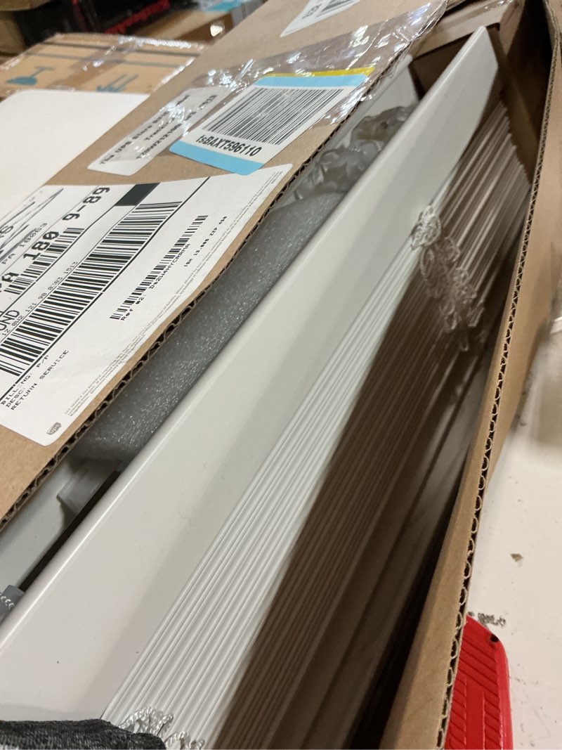 Condition photo showing Good Condition for LEVOLOR Basics Cordless Light Filtering Faux Wood Blinds, Easy to Install 2” Blinds for Windows, Timeless Look, Fits up to 23” Width and 48” Length, Home Solution for Any Space or Room 23"W x 48"H