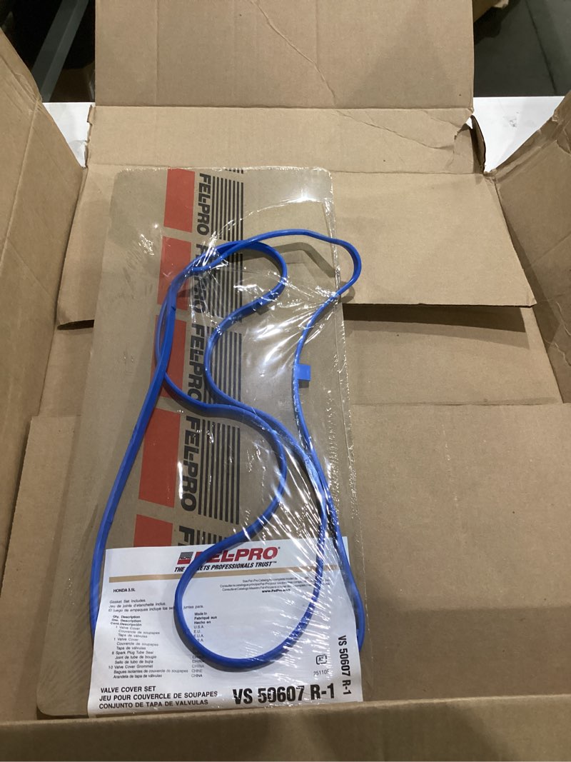 Condition photo showing As Is for fel-pro vs 50607 r-1 engine valve cover gasket set for honda odyssey