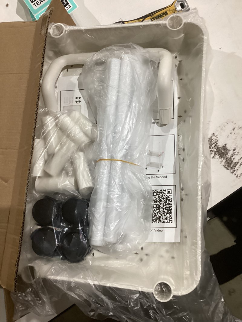 Condition photo showing New/Like New for Baby Diaper Caddy, Plastic Movable Cart for Newborn Nursery Essentials Diaper Storage Caddy Organizer for Changing Table & Crib, Easy to Assemble, Beige