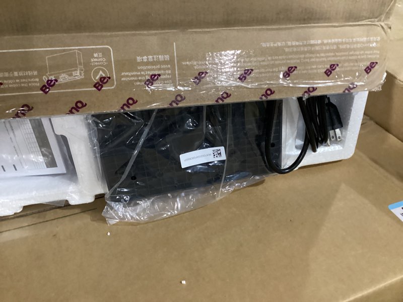 Condition photo showing As Is for screen damaged benq gw2791 27” 1080p fhd 100hz ips eye-care monitor, hdmi, displayport, 1080x1920, ultra slim bezel, tuv-certified, flicker-free, low blue light plus, eye-careu 27" 100hz | 99% srgb