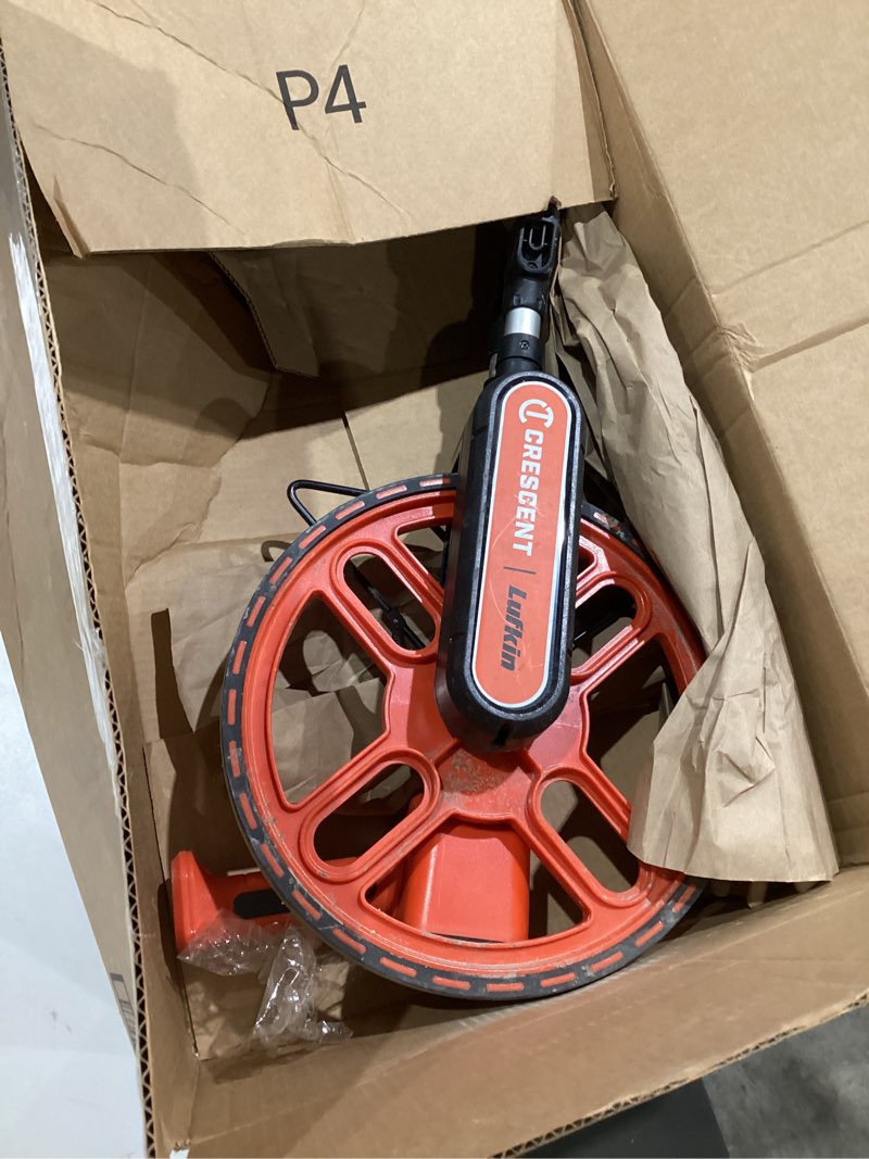 Condition photo showing As Is for Lufkin 12" SAE Measuring Wheel | CMW12