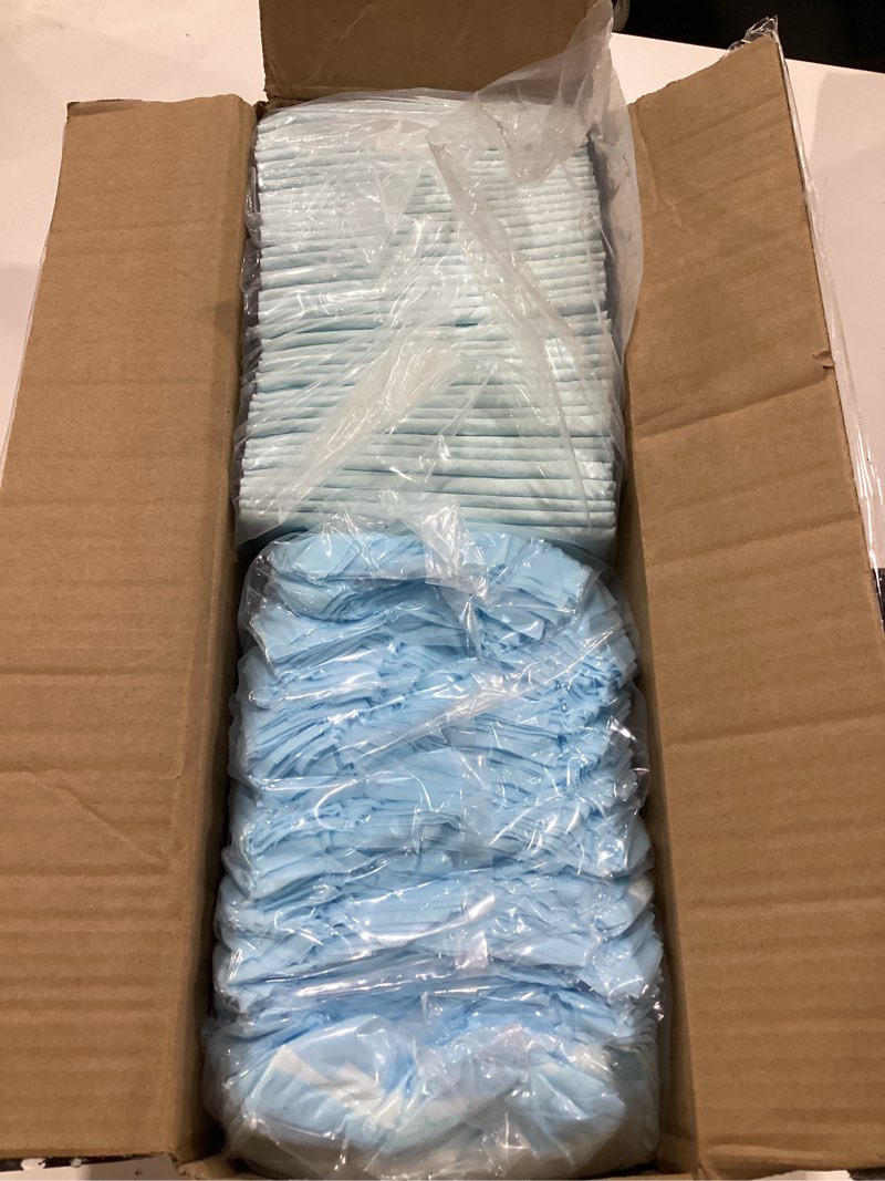 Condition photo showing New/Like New for disposable changing pads [100-pack] diaper pad for baby, puppy & dog - pee & wee underpads - chux potty training liner - changing table cover - 17"x13" leak-proof liners for incontinence & travel use 17" x 13"
