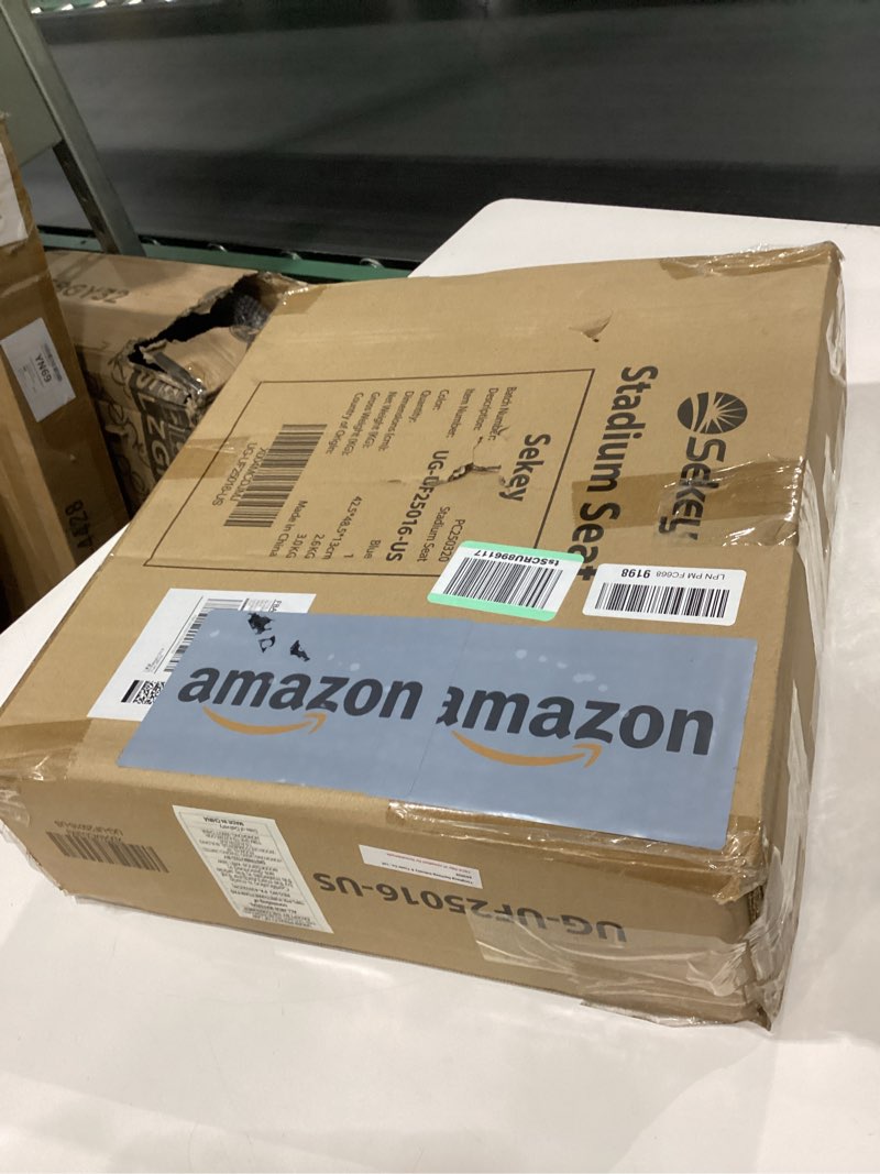 Condition photo showing Good Condition for Stadium Seats with Back Support - Padded Portable Bleacher Seat with Handle Shoulder Strap - 18.4in 