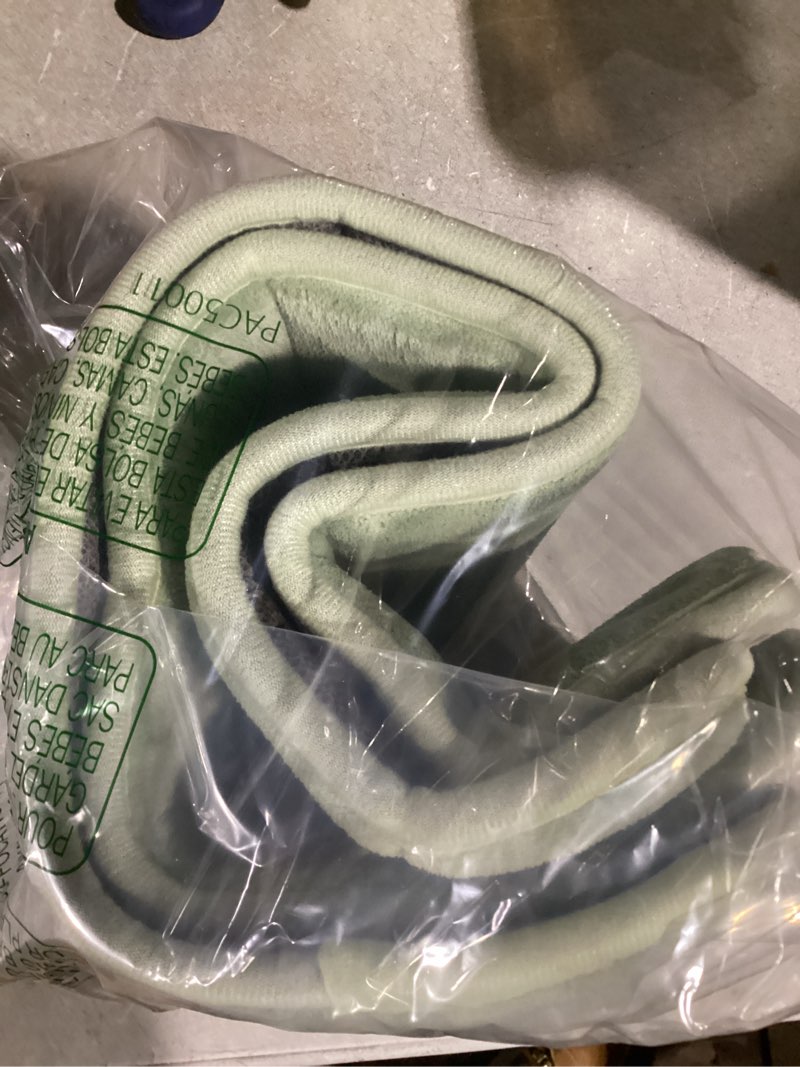 Condition photo showing Good Condition for OLANLY Memory Foam Bath Mat 30x20, Super Soft Absorbent Bathroom Rugs, Quick Dry, Machine Washable Shower Floor Rugs, Bathmat Carpet, Bathroom Home Decor Accessories, Sage Green Sage Green Striped Rectangular 30" x 20"