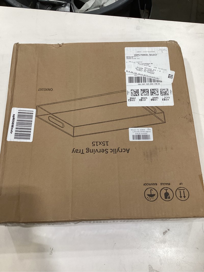 Condition photo showing New/Like New for Acrylic serving tray