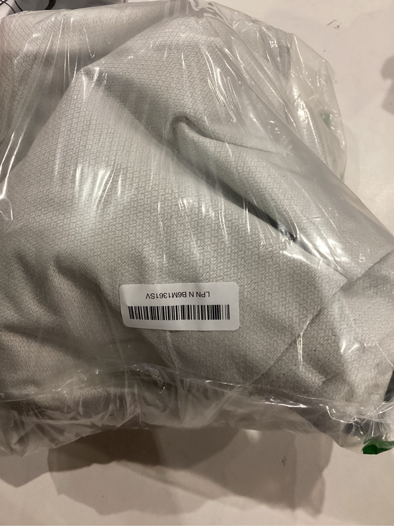 Condition photo showing Good Condition for PrinceDeco Blackout Curtains for Bedroom – 100% Light Blocking Thermal Insulated Curtains 96 inch Length, Noise Reducing Energy Saving Drapes for Living Room,Nursery,2 Panels,55" W x96 L,Ivory Ivory 55"W x 96"L (Pack of 2)