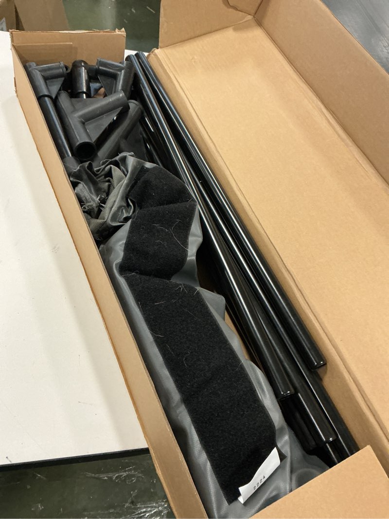 Condition photo showing As Is for K&H Pet Products Outdoor Elevated Dog Cot, Breathable Cooling Elevated Cot Hammock Pet Bed for XL Dogs, Washable Mesh Cover, Raised Metal Frame, Collapsible, Portable - Extra-Large 50 X 32in Gray Gray/Black Mesh X-Large 50"L x 32"W