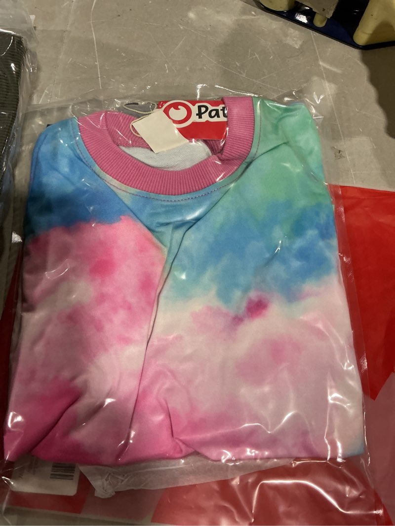 Condition photo showing New/Like New for PATPAT Little Girls Clothes Crew Neck Leopard Color Block Sweatshirt and Leggings Girls Outfits Size 4-14Y Turquoise 6-7 Years