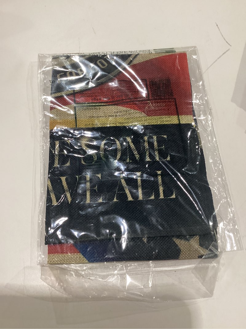 Condition photo showing New/Like New for not forgotten pow mia burlap garden flag - armed forces vietnam warunited state american military veteran official - house decoration banner small yard gift double-sided made in usa 13 x 18.5