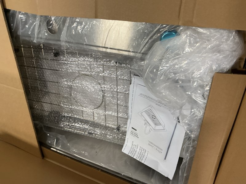 Condition photo showing Good Condition for Sinber HT3322S-S-9 33" x 22" x 9" Drop In Single Bowl Kitchen Sink with 18 Gauge 304 Stainless Steel Satin Finish (Sink Only