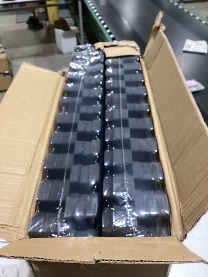 praisun 0.6" thicker rubber top gym flooring for home gym, 12 pcs 48 sq ft workout mats, exercise ma