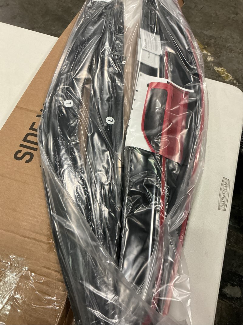 Condition photo showing New/Like New for extra durable window deflectors tape-on window visors rain guards fit for dodge ram 1500 (new body style) 2019-2026 crew cab, sun visors, wind vent for shades, exterior car accessories - 4pcs. ag0717 for dodge ram 19-26