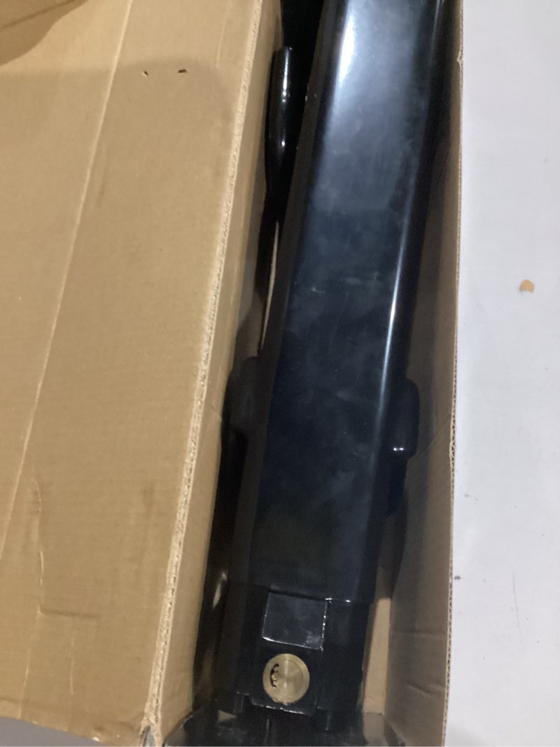 Condition photo showing As Is for Tevlaphee Steering Wheel Lock Anti-Theft Car Device Heavy Duty Security Car Lock Antitheft Locking Devices Great Deterrent Adjustable Car Wheel Lock Anti Theft for Vehicle Truck with 3 Keys(Black)