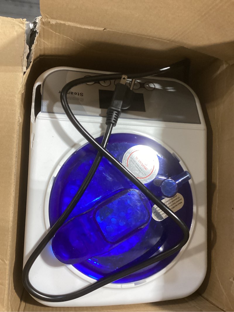 Condition photo showing As Is for Sauna Steamer Machine for Home, 1300W 1.8qt Steam Generator, Portable Steamer Pot with Remote Control, Oil Diffuser, 5-60 min Timer, 9 Levels, Heat up to 140°F