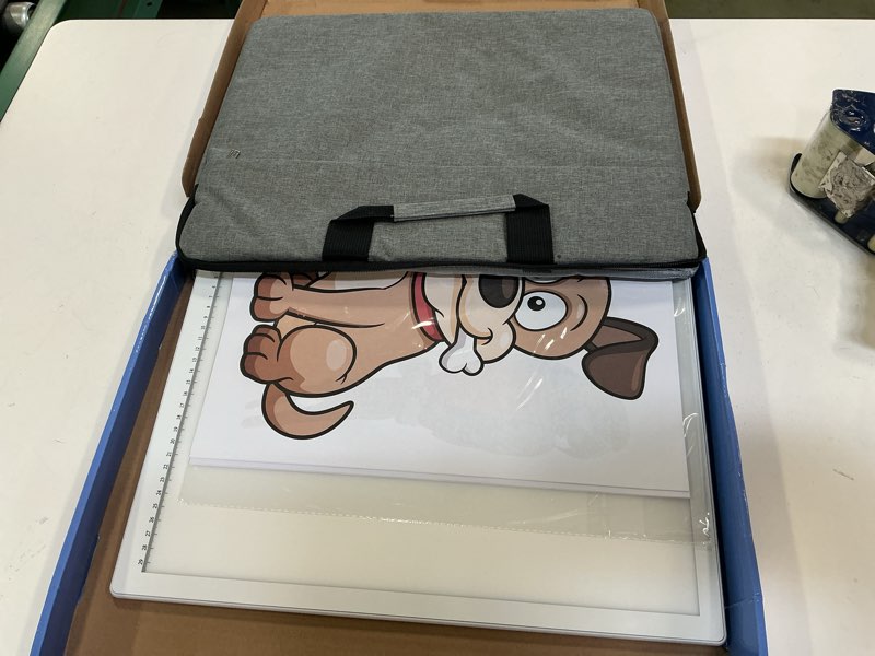 Condition photo showing Good Condition for Wireless Rechargeable A3 Light Pad with Carry Bag,Diamond Art Light Board 2500mAh Battery,3 Color Temperatures and Stepless Dimming,Light Box for Tracing,Diamond Painting,Weeding Vinyl
