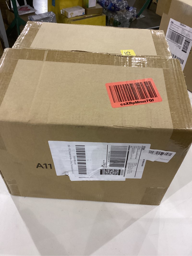 INWEJIA Upgraded Spin Mop and Bucket Set Self-Standing Mop Bucket Separate Dirty and Clean Water Sys