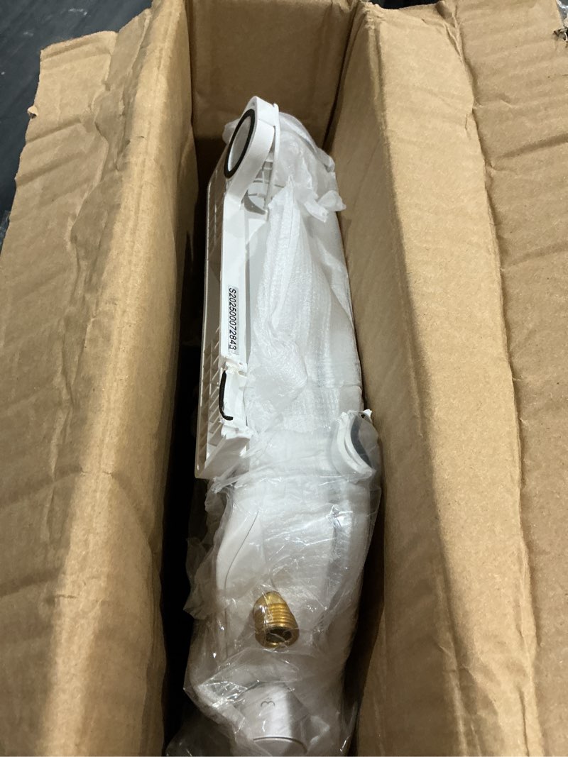Condition photo showing As Is for clirass elongated bidet toilet seat with quiet-close, non-electric bidet mode with dual nozzles, fit elongated toilet seat, adjustable water pressure with brass inlet (elongated)