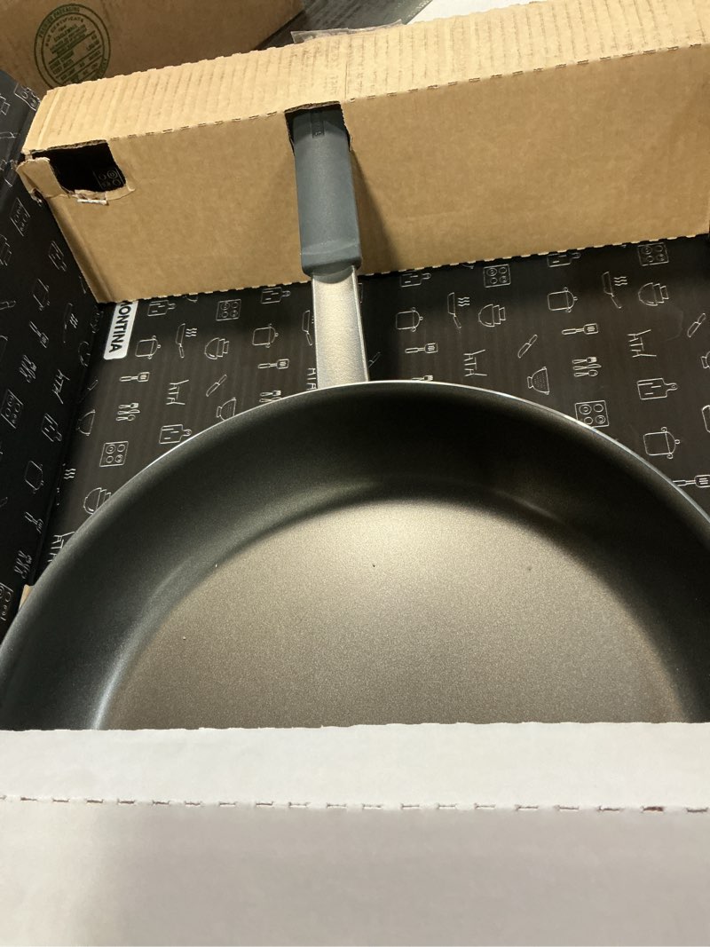 Condition photo showing New/Like New for Tramontina Professional Fusion 14-Inch Non Stick Extra Large Frying Pan, Heavy-Gauge Aluminum Skillet with Reinforced Nonstick Coating, Dishwasher and Oven Safe Fry Pan 14-Inch