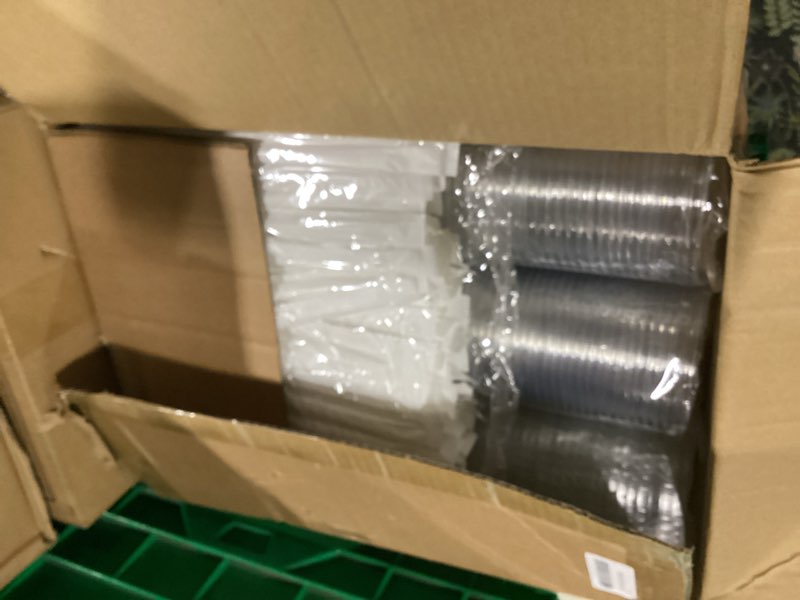 Condition photo showing Good Condition for dealusy 100 pack - 20 oz clear plastic cups with lids and straws, sturdy & food safe iced coffee cups with lids, disposable plastic smoothie cups for cold drinks 20 oz 100.0